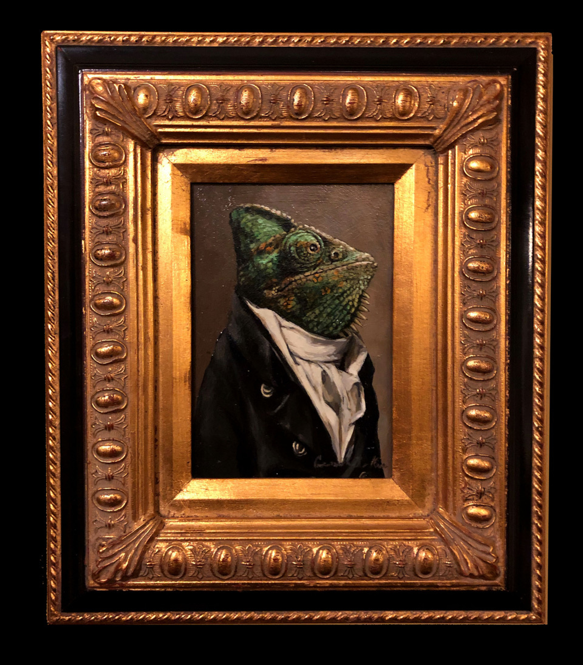 Chameleon in a Cravat
